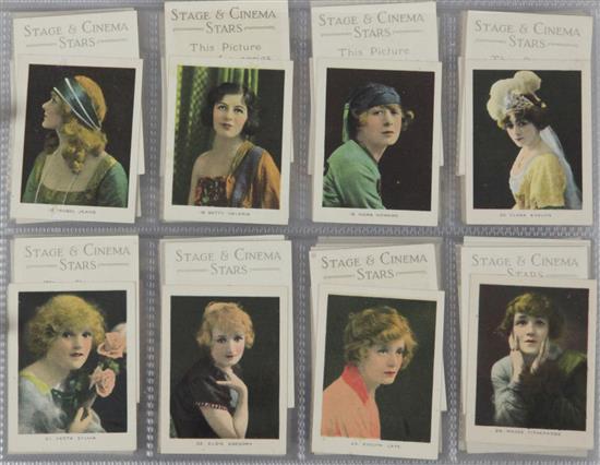 An album of cigarette cards on various themes,